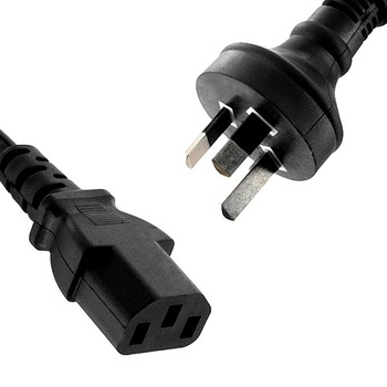 8Ware 2m AU Power Cable Male Wall 240V PC to Female Power Socket for Notebook/AC