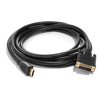 8Ware 1.8m Male HDMI to DVI-D High Speed Cable Adapter/Converter - Black