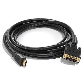 8Ware 3m HDMI to DVI-D High Speed Male Cable Connector - Black