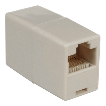 8Ware RJ45 in Line Coupler - suitable for CAT5e and CAT6 Ethernet cables