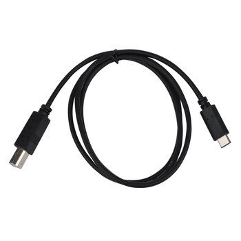 8Ware USB 2.0 Cable 1m Type-C to B Male to Male - 480Mbps