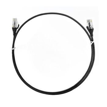 8ware CAT6 Ultra Thin Slim Cable 3m Ethernet Network Cord - Black