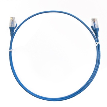 8Ware CAT6 Ultra Thin 50cm Ethernet Cable RJ45 LAN Network 26AWG - Blue