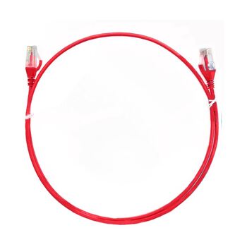 8Ware CAT6 Ultra Thin 25cm Ethernet Cable RJ45 LAN Network 26AWG - Red