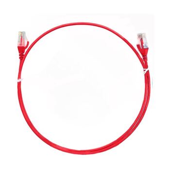 8Ware CAT6 Ultra Thin 2m Ethernet Cable RJ45 LAN Network 26AWG - Red