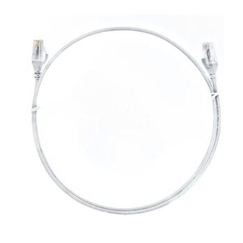 8ware 0.25m CAT6 Ultra Thin RJ45 Ethernet Network Cable LAN Cord 26AWG WHT