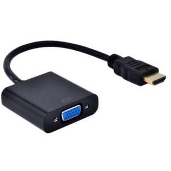 Astrotek HDMI To VGA Converter Adapter Cable 15cm Type A Male to VGA Female