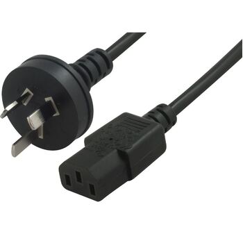 Astrotek AU Power Cable 2m 240V PC To Power Socket To IEC 320-C13 Adapter