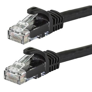 Astrotek CAT6 Cable 25cm - Black Colour Premium RJ45 Ethernet Network LAN