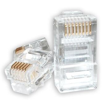 20pk Astrotek RJ45 Jack Connector Modular Plug Crimp CAT5e Ethernet Head