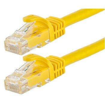 Astrotek CAT6 Cable 25cm - Yellow Colour Premium RJ45 Ethernet Network LAN
