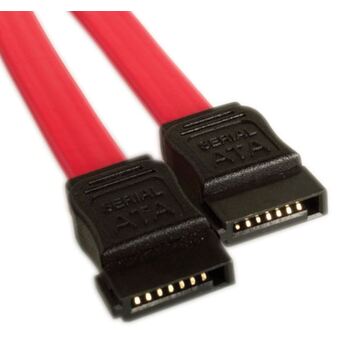 Astrotek Serial ATA SATA 2 Data Cable 50cm 7pins to 7pins Straight Red