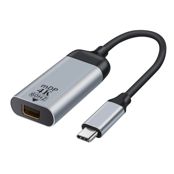 Astrotek Male USB-C To Female Mini DP DisplayPort Adapter 15cm Cable 4K