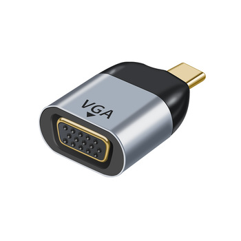 Astrotek Male USB-C To Female VGA Adapter 1080P 60Hz QXGA QWXGA WUXGA UXGA 