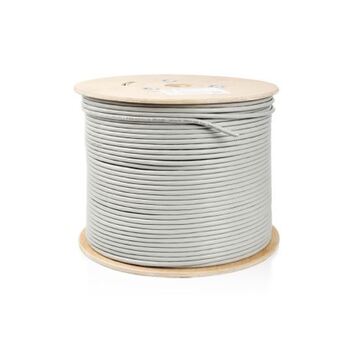 Astrotek CAT6 FTP Cable 305m Roll Grey White 0.55mm Solid Wire Ethernet LAN