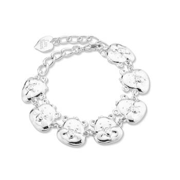 Care Bears Chain Bracelet - Gold Plated Brass - Silver