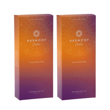 2PK Bramble Bay Diffuser Crystal Boho Harmony Chakra Neroli Ylang 150ml