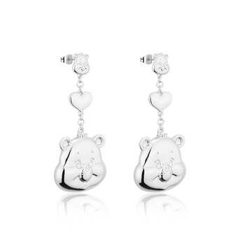 Care Bears Statement Drop Earrings - Gold Plated Brass - Silver