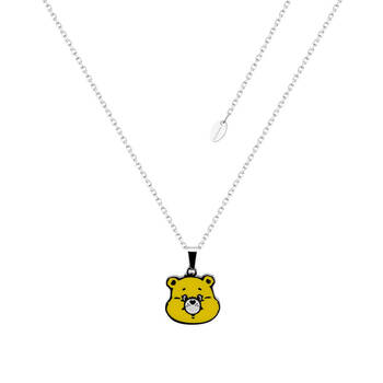 ECC Care Bears Share Bear Enamel Necklace - Stainless Steel - Yellow