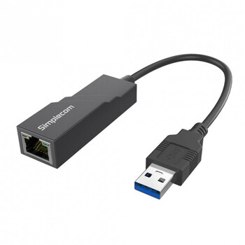 Simplecom NU301 USB 3.0 Male to Female Gigabit LAN Adapter/Converter