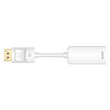 8ware DisplayPort DP to HDMI Male to Female Adapter Cable White
