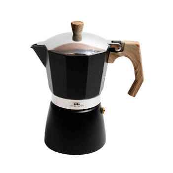 Coffee Culture Aluminium 9-Cup Espresso Stovetop Coffee Maker - Black