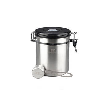 Coffee Culture Medium Coffee Canister 13x15cm - Silver