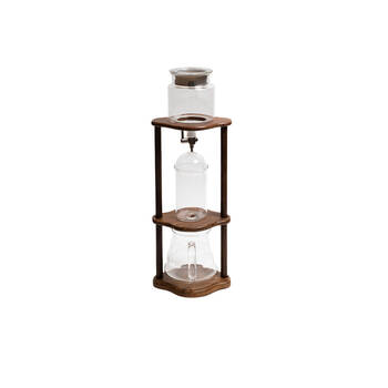 Coffee Culture 350ml Cold Drip Glass Coffee Maker w/ Wooden Stand