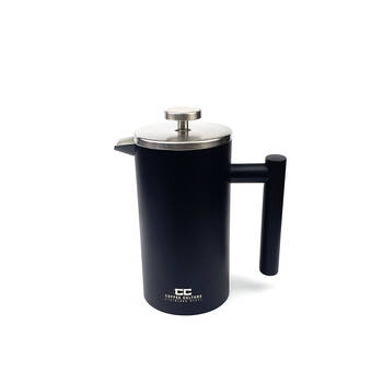 Coffee Culture Black Stainless Steel French 800ml Press/Plunger