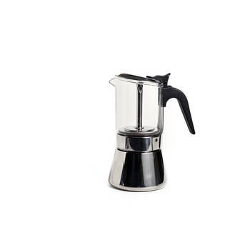 Coffee Culture Stainless Steel 4-Cup/160ml Espresso Moka Pot Silver