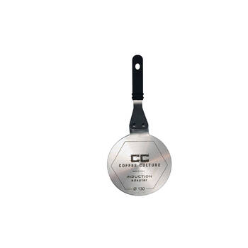 Coffee Culture Stainless Steel Induction Plate 13cm - Black