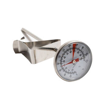 Coffee Culture Stainless Steel Milk Jug Thermometer 13cm - Silver