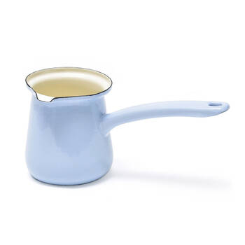 Coffee Culture Enamel 450ml Stovetop Turkish Coffee Pot - Sky