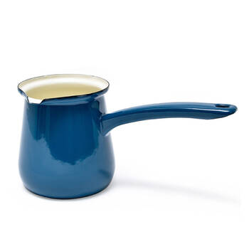 Coffee Culture Enamel 750ml Stovetop Turkish Coffee Pot - Teal