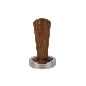 Coffee Culture Stainless Steel Burmese Rosewood Coffee Tamper 58mm