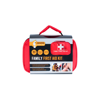 80pc Wildtrak Family First Aid Kit Family Camping Bag