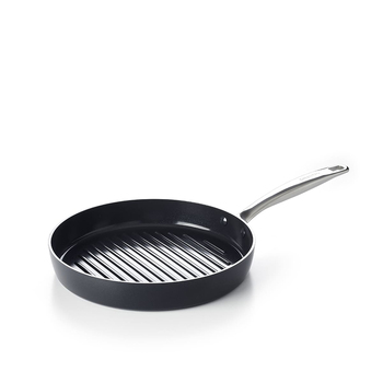 GreenPan Chatham Open Forged Round Grillpan 28cm Home Kitchen Cookware