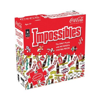 1000pc Impossibles Coca Cola Pause & Refresh Jigsaw Puzzle Borderless 13+