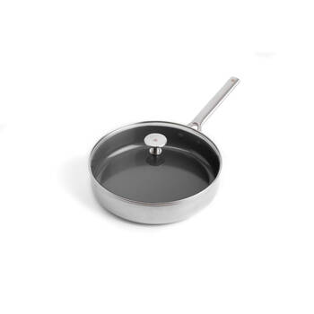 Blue Diamond Cvd 28cm/3.58L Skillet Ceramic Coating Non-Stick Pan Silver