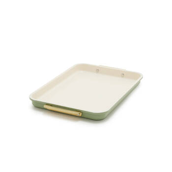 Greenpan Reserve Cookie Sheet Ceramic Non-Stick Baking Tray Sage Green