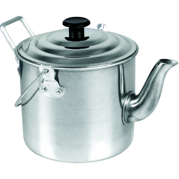 Cockatoo Camping Aluminium 1800ml Billy Teapot - Silver