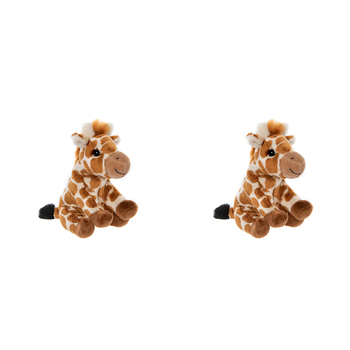 2PK Charlie Bears Cuddle Cub Giraffe Kids Soft Play Toy 0m+