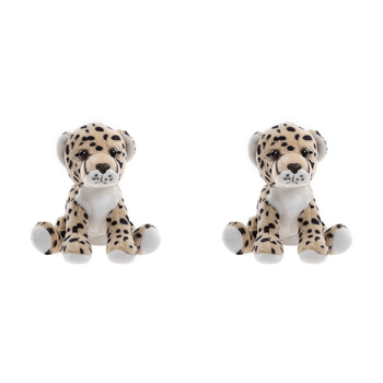 2PK Charlie Bears Cuddle Cub Leopard Kids Soft Play Toy 0m+