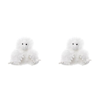 2PK Charlie Bears Cuddle Cub Yeti Kids Soft Play Toy 0m+ - White