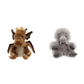 2pc Charlie Bears Cuddle Cub Lantern & Beast of Bodmin 15cm Plush Toy 0y+