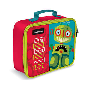 Crocodile Creek Robot Lunchbox - Red/Green