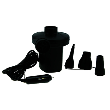 Cockatoo Camping Electric 12V Air Pump w/ Nozzle - Black