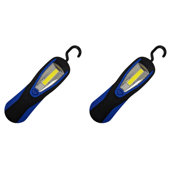 2x Cockatoo Camping Outdoor Magnet/Hook LED Light - Orange/Black