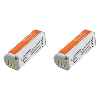 2PK Jupio Li-Ion 3.5V 800mAh Rechargeable Battery For Canon NB-9L Camera