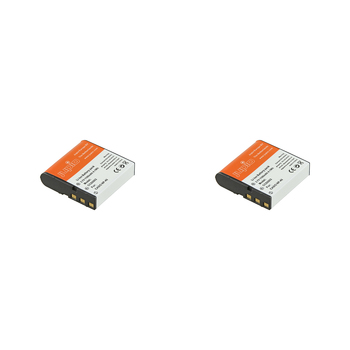 2PK Jupio Li-Ion 3.7V 1100mAh Battery For Kodak LB-060 Camera